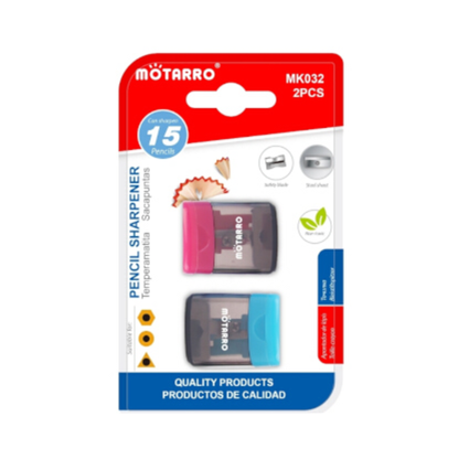 Motarro Pencil Sharpener Pack 2PCS
