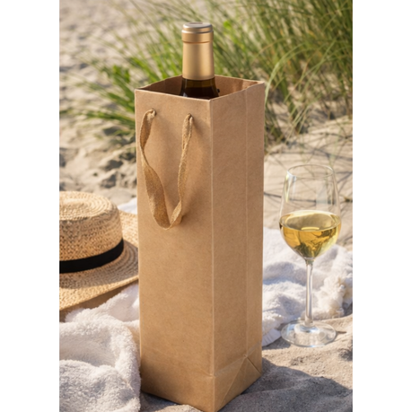 Gift Bag Wine 35×11×9cm - Black
