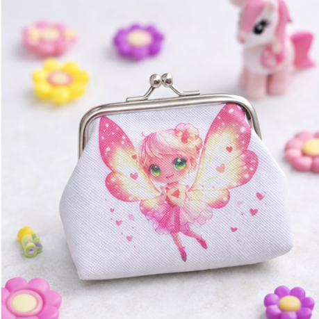 Purse - White Fairy 7.5×9.5×2cm
