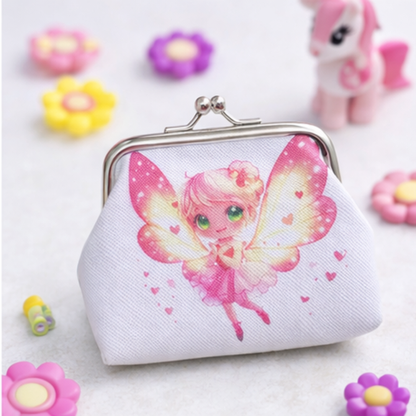 Purse - White Fairy 7.5×9.5×2cm