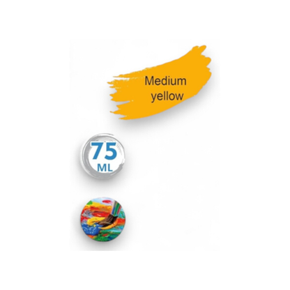 Motarro Acrylic Paint 75ml - Orange Yellow