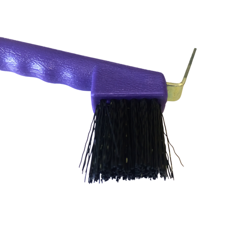 Horse Hoof Pick with Brush - Purple