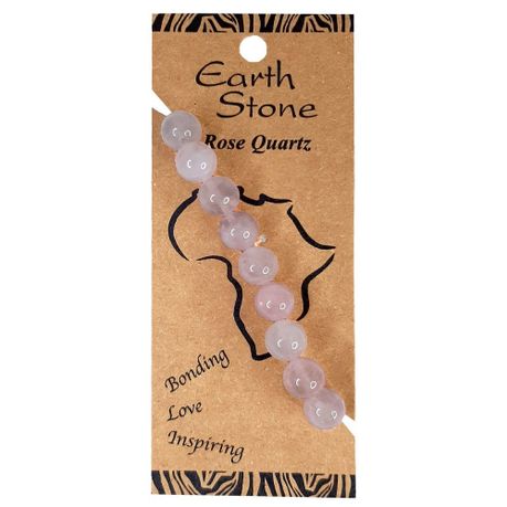 Earth Stone Collection - Rose Quartz Stone Bracelet