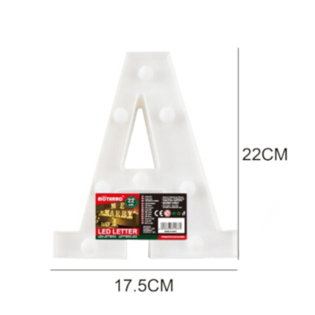 Motarro Led Letter Light 22cm - Letter H