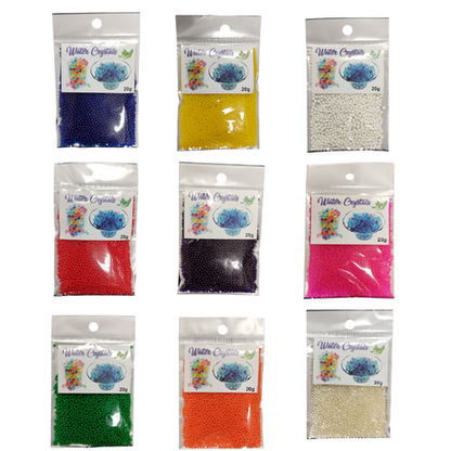 Growing Water Crystal Beads - 9 Pack Colourful