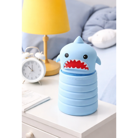 Motarro Silicone Pencil Case Shark - Green