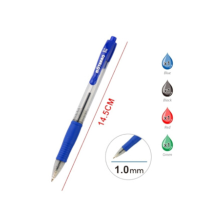 Motarro Ballpoint Pen 1.0mm 4PCS - 2 Pack