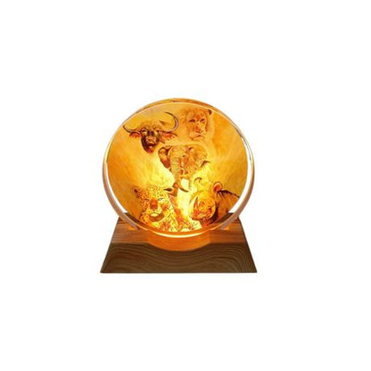 3D Creative Lamp - The Big 5 Illuminated Art Light