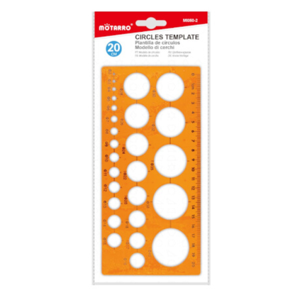 Motarro Orange Template - Assorted 18cm