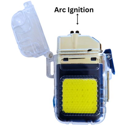 Portable Waterproof Camping Ignition Lamp - Blue
