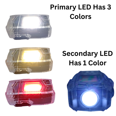 Portable Waterproof Camping Ignition Lamp With Primary And Secondary LED - Yellow