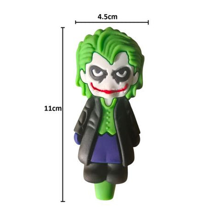Silicone Rasta Pipe - Joker - Black