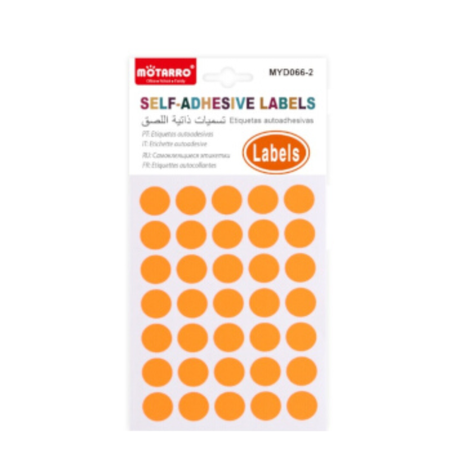 Motarro Self Adhesive Labels 5 Sheets - Green