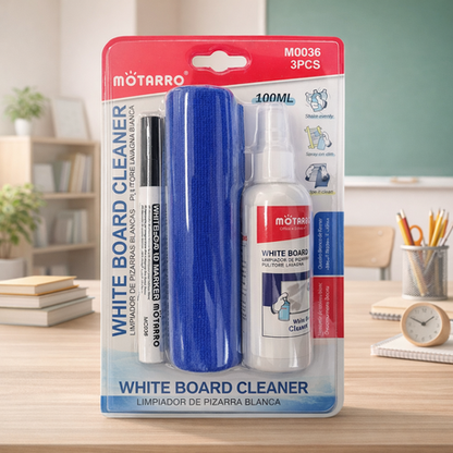 Motarro Whiteboard Cleaning Kit - 3 Piece