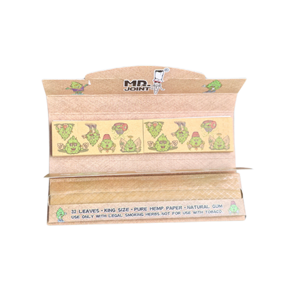 Rolling Paper King Size + Tips - Brown - 24 Booklets