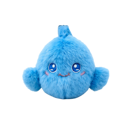 Soft Toy 10-15cm Fish - Blue