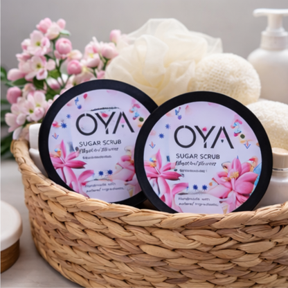 Oya Sugar Scrub 175g - Mystical Flowers 2 Pack