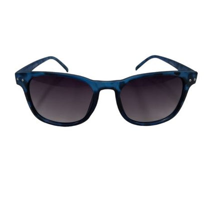 Solar X Wayfarer Sunglasses Gradient Grey Lens UV400 - Blue