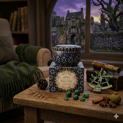 Artisan Soy Wax Scented Tin Candle - Rose