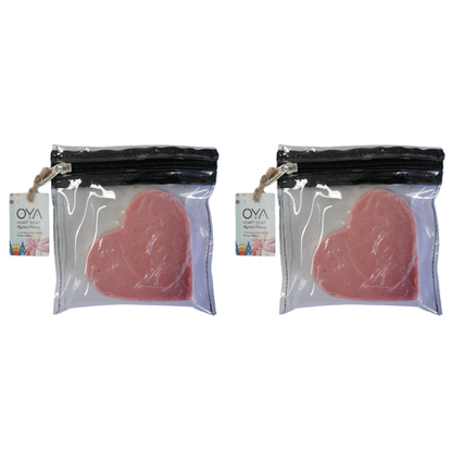 Oya Heart Soap Large - Mystical Flowers 2 Pack