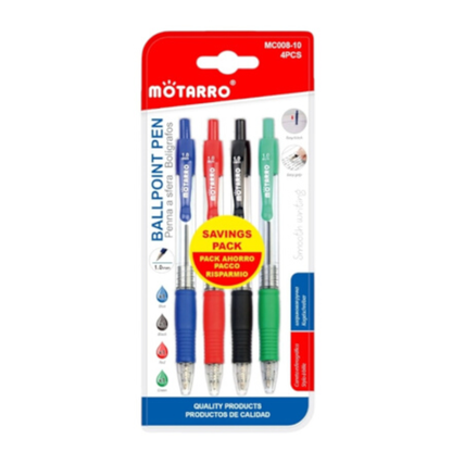 Motarro Ballpoint Pen 1.0mm - 4PCS