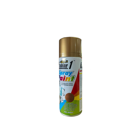 Fashine 1 Spray Paint 450ml - Satin Black
