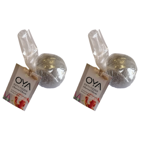 OYA Bath Fizzer 65g - Charcoal Charm 2 Pack