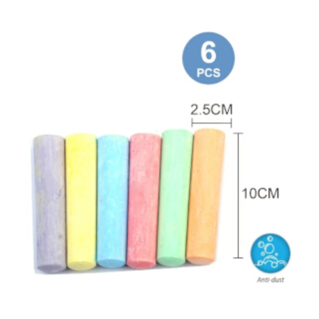 Motarro Jumbo Chalk 10cm 6PCS - White