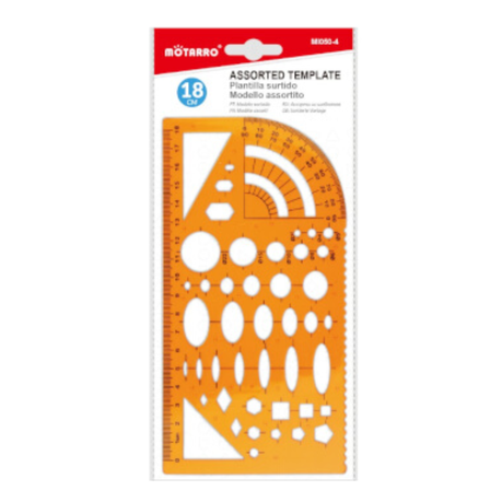 Motarro Orange Template - Circle 20cm