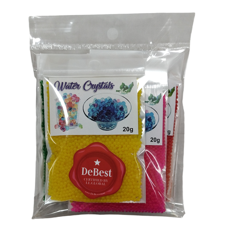 Growing Water Crystal Beads - 9 Pack Colourful