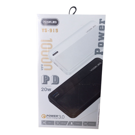 Power Bank 10000mAh YESPLUS 915 - Black
