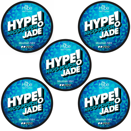 Hype Nicotine Pouches - Bulk Pack - 4 Flavours x 5 + Display Stand - 8mg