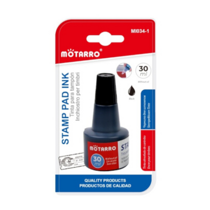Motarro Stamp Pad Ink 30ml - Black