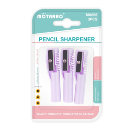 Motarro Pencil Sharpener 58mm 3PCS - Blue