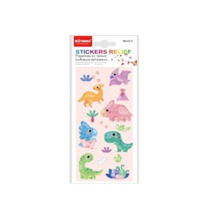 Motarro Stickers Relief 1 Sheet - Kids