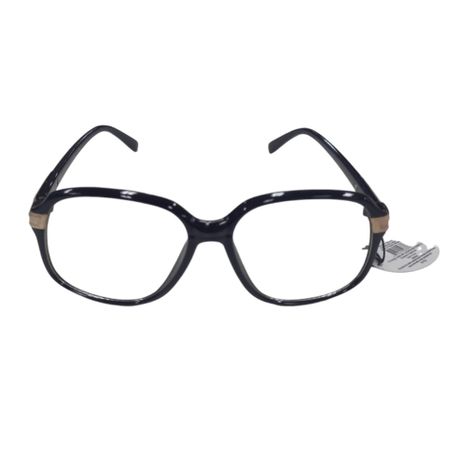 Solar X Wayfarer Retro Sunglasses Clear Lens UV400 - Black