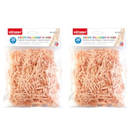 Motarro Crepe Filament Paper 20g - 2 Pack - Light Pink