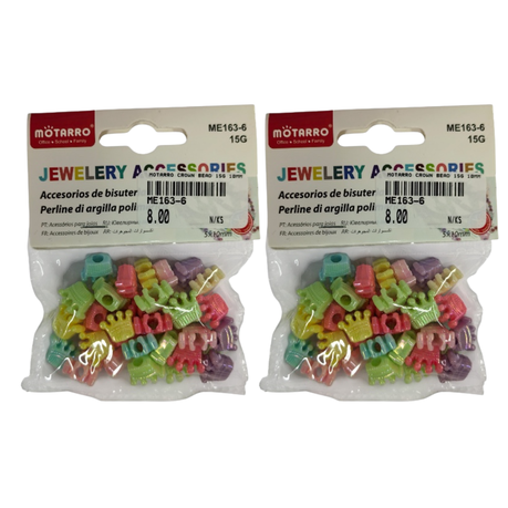Motarro Crown Bead 15G 10MM - 2 Pack