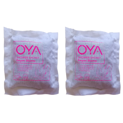 OYA Shower Sachet 110g 2 Pack - Tranquility