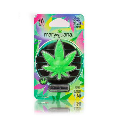 Mary & Juana Car Air Freshener Green - 48 Pack - Pink