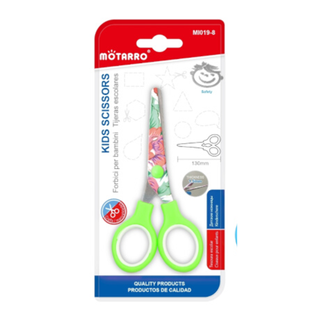 Motarro Kids Scissors Floral - Blue