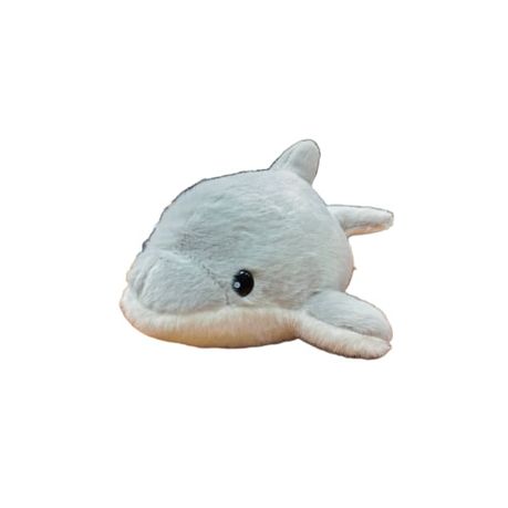 Soft Toy Grey Dolphin - 20cm