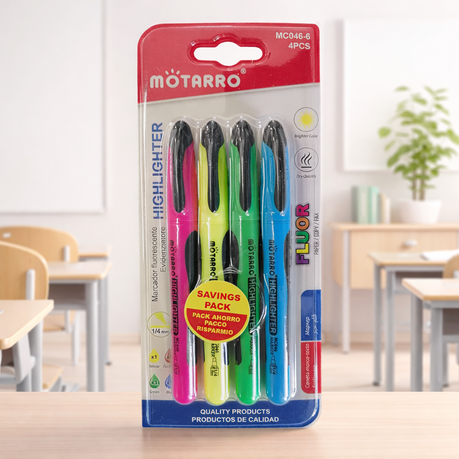 Motarro Highlighters - 4 Piece Set