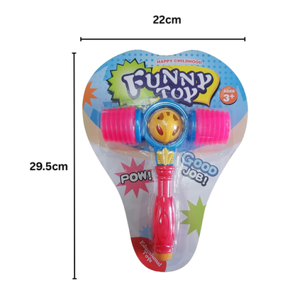 Funny Squeaky Hammer Rattle - 2 Pack
