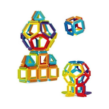 Builder Blocks World STEM Construction Toy Set - 40 Pieces for Building