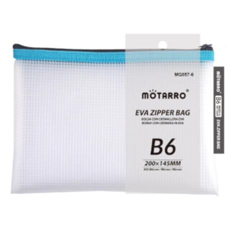 Motarro Eva Zipping Bag B6 200x145mm - Blue