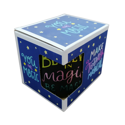 Black Ceramic Mug Make Your Own Magic