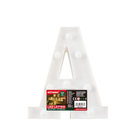 Motarro Led Letter Light 22cm - Letter H