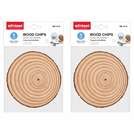 Motarro Wooden Chips - 2 Pack - 70/80mm