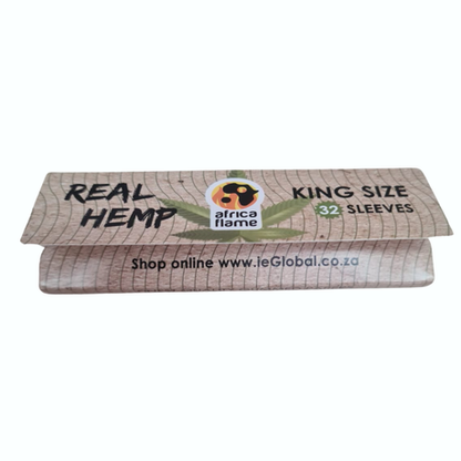 Africa Flame 100% Hemp Rolling Paper - 50 Booklets - 2 Pack